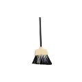 plastic soft angle broom with flagged bristle